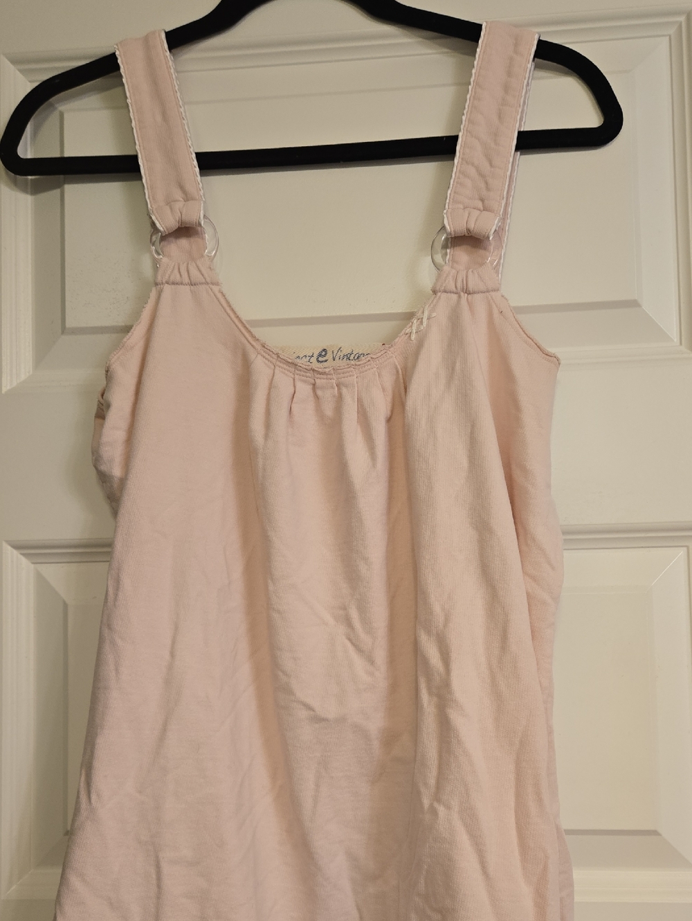 Women’s Light Pink Ring-Detail Tank Top PROJECT E VINTAGE 💖
